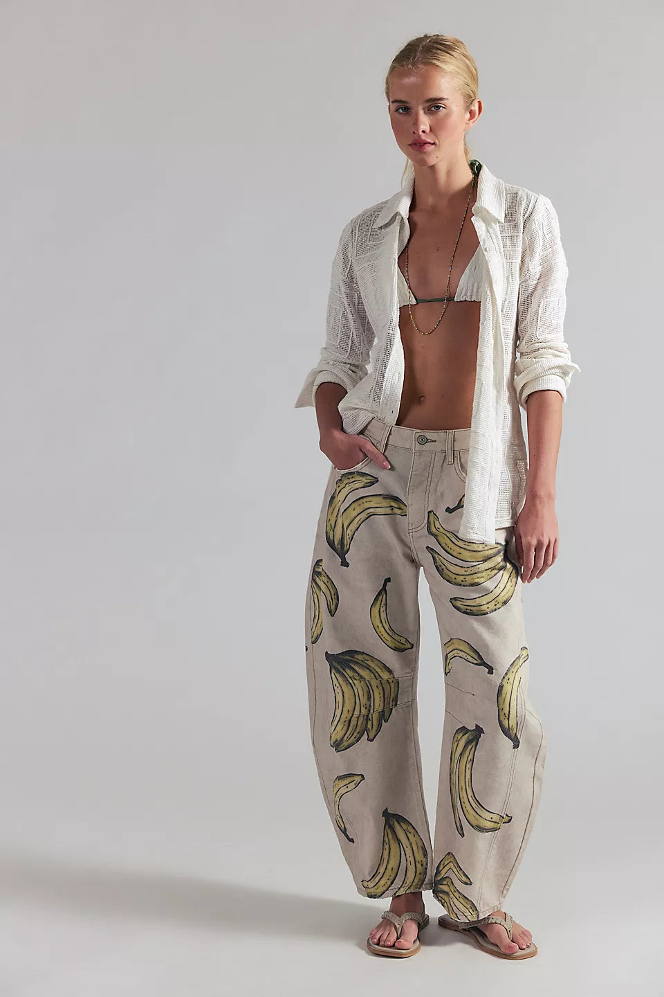 FP Go Bananas Barrel Jeans