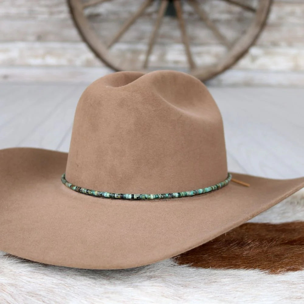 WL African Turquoise Stone Hat Band