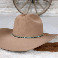 WL African Turquoise Stone Hat Band