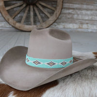 WL Western Beaded Hat Band
