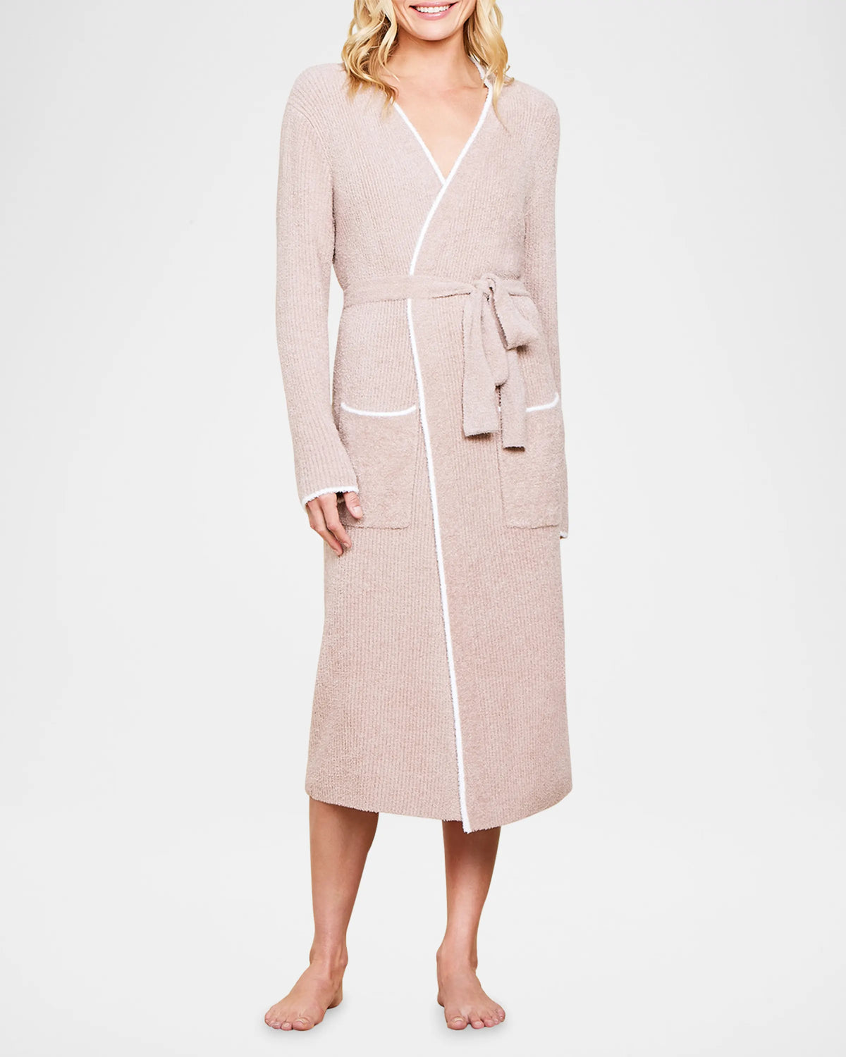 Barefoot Dreams CCL Contrast Ribbed Robe