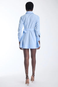 Karina Grimaldi Pepa Sky Mini Dress