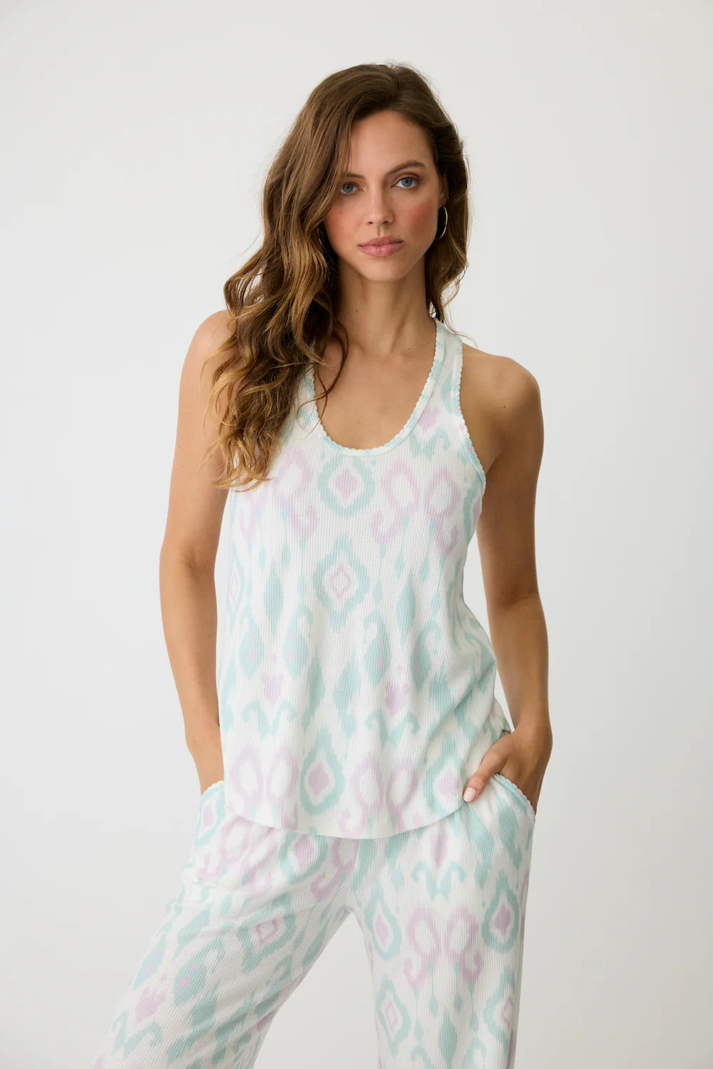 PJ Salvage IKAT Watercolor Tank