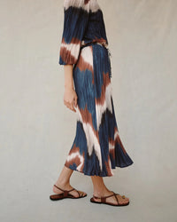 BD Pleated Skirt Midnight Tides