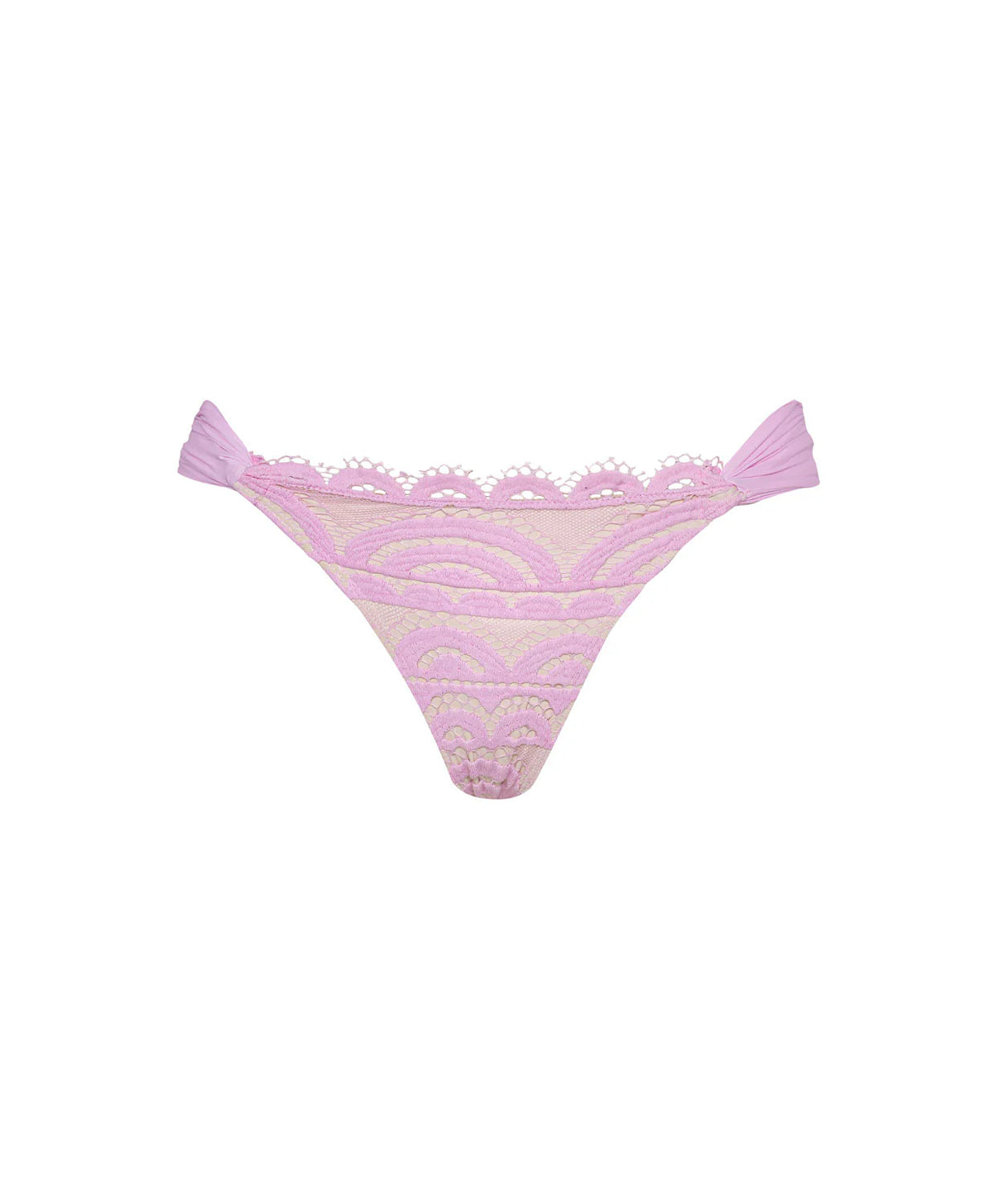 PQS Rosé Lace Fanned Bottom