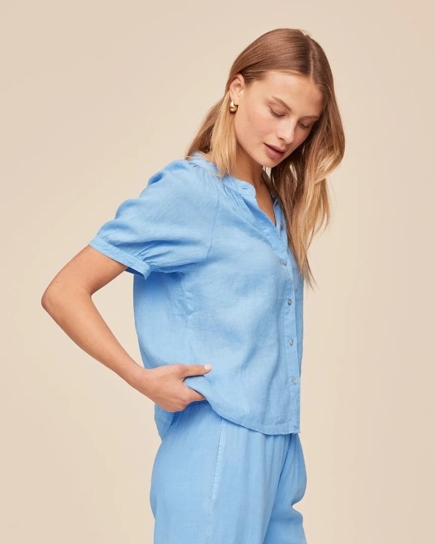 BD S/S Raglan Shirt Tidal Blue