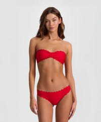 PQ Teakwood Reversible Scalloped Bandeau